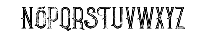 Pirate Inline Grunge Font LOWERCASE