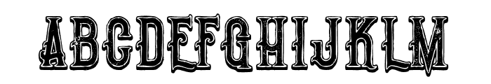 Pirate Shadow Grunge Font LOWERCASE
