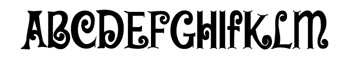 Pirate boss Font UPPERCASE