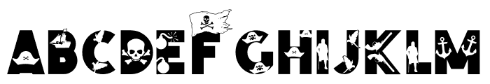 Pirate Font LOWERCASE