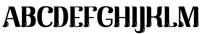 Piskote-Regular Font UPPERCASE
