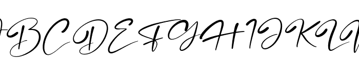 Pitchy Signature Italic Font UPPERCASE