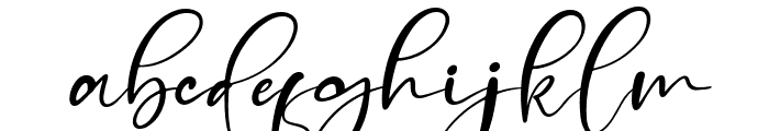 Pitchy Signature Italic Font LOWERCASE