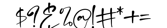 Pitchy Signature Font OTHER CHARS