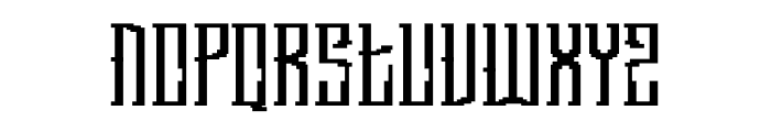 Pixedary Font UPPERCASE