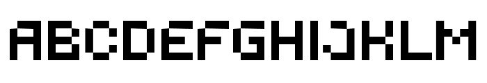 Pixel Bots Font UPPERCASE