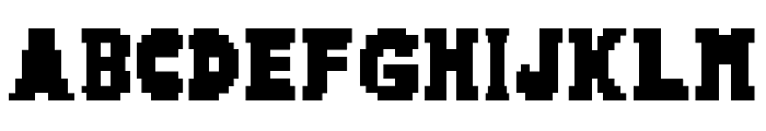 Pixel Chuckler Regular Font UPPERCASE