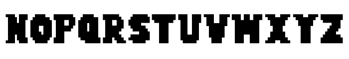 Pixel Chuckler Regular Font UPPERCASE