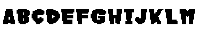 Pixel Friendship Regular Font UPPERCASE