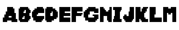 Pixel Hilarity Regular Font UPPERCASE