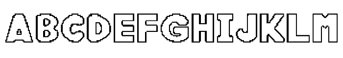 Pixel Jester Regular Font UPPERCASE