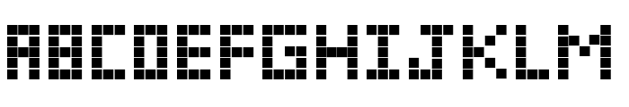 Pixel Perfect Font UPPERCASE