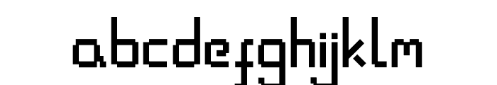 Pixel Rand Font LOWERCASE