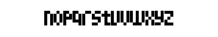 Pixel Retro Font LOWERCASE