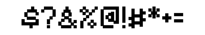 Pixel Wow Font OTHER CHARS