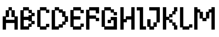 Pixel Wow Font UPPERCASE