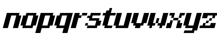 PixelKart-Italic Font LOWERCASE