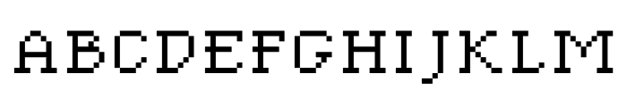 PixelPunk Font UPPERCASE