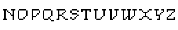 PixelPunk Font UPPERCASE