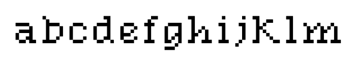 PixelPunk Font LOWERCASE