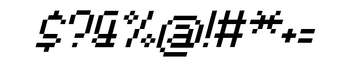 PixelStick-Italic Font OTHER CHARS