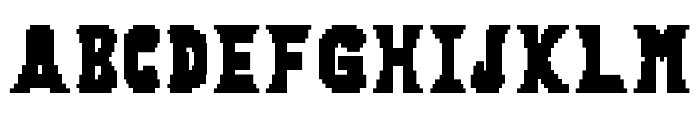 PixelWhimsy Regular Font UPPERCASE