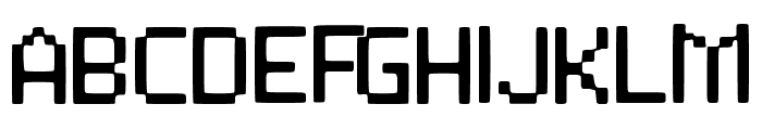 Pixel_Drive Font UPPERCASE