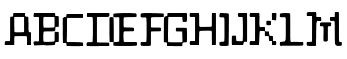 Pixel_Print Font UPPERCASE