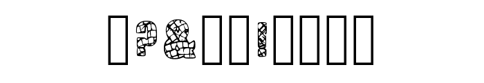 Pixel_mosaic Regular Font OTHER CHARS
