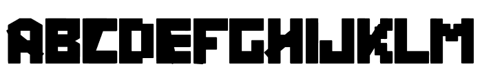 Pixelcraft Crayon CF Font UPPERCASE