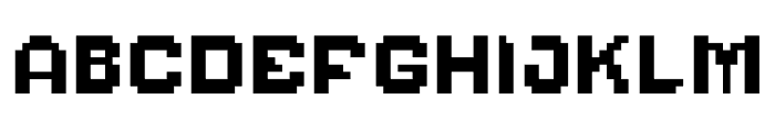 Pixelcraft Font UPPERCASE