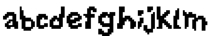 Pixeldust Font LOWERCASE