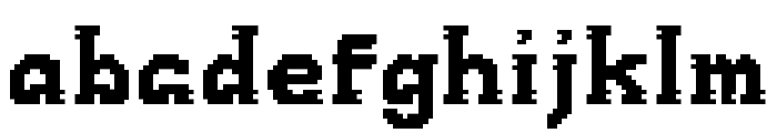 Pixelmax Font LOWERCASE