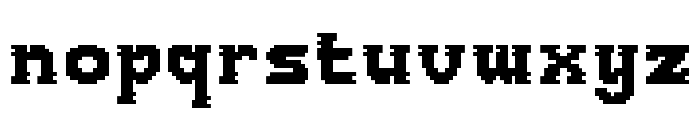 Pixelmax Font LOWERCASE