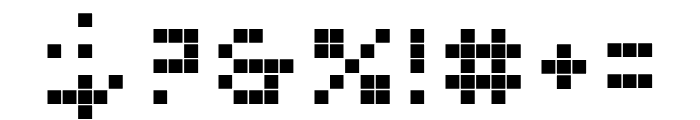 Pixeloho Font OTHER CHARS
