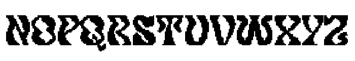 Pixelout-Regular Font UPPERCASE