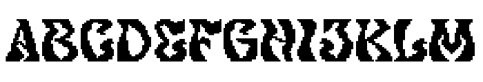 Pixelout-Regular Font LOWERCASE
