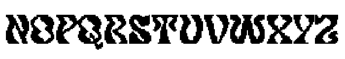 Pixelout-Regular Font LOWERCASE