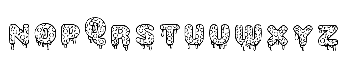 Pizza Font Regular Font LOWERCASE
