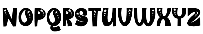 Place Stars Font UPPERCASE