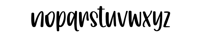 Planberry Font LOWERCASE