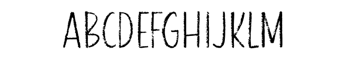 Planet Chalky Font UPPERCASE