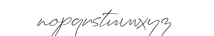Planets Signature Font LOWERCASE