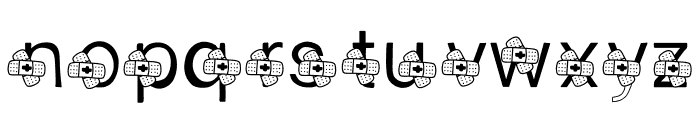 Plaster Doodle Font LOWERCASE