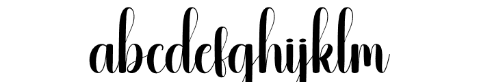 Plasticbagh Font LOWERCASE