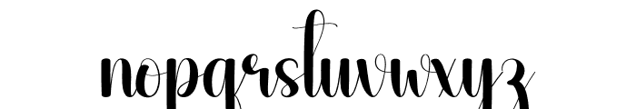 Plasticbagh Font LOWERCASE