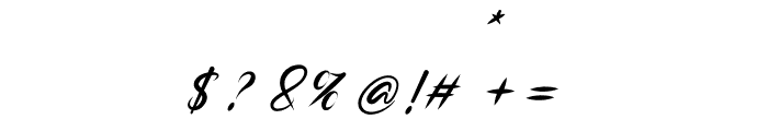 Platform Italic Font OTHER CHARS