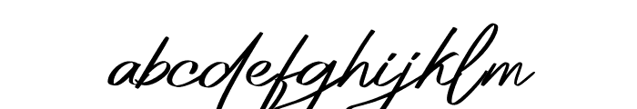 Platinum Signature Font LOWERCASE