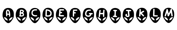 Play Alien Regular Font LOWERCASE