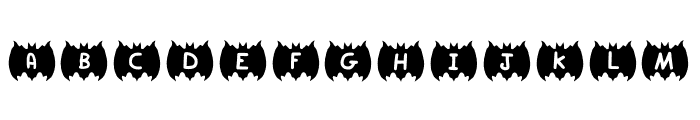 Play Bat Regular Font UPPERCASE